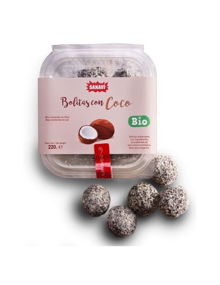 Bolitas con Coco Sanavi: Dulzura Natural y Sabor Único