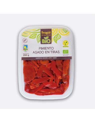Pimientos Asados en Tiras Bio de Surinver