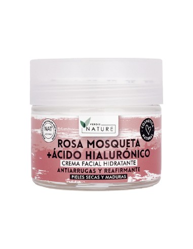 Crema Facial Rosa Mosqueta y Acido Hialuronico de Banban