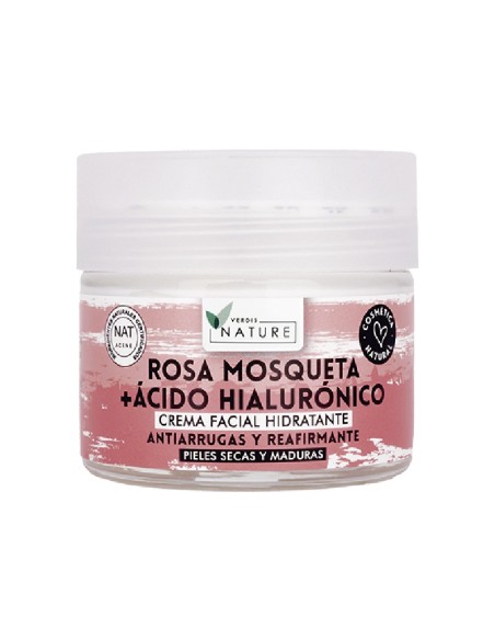 Crema Facial Rosa Mosqueta y Acido Hialuronico de Banban