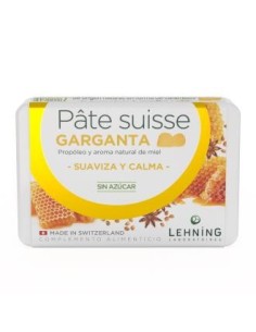 Pate Suisse Garganta 40Caramelos Goma. de Lehning