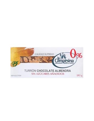 Turron Chocolate Almendra 185Gr. S/A Sg** de La Campesina
