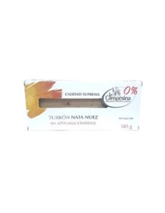 Turron Nata Nuez 185Gr. S/A Sg de La Campesina