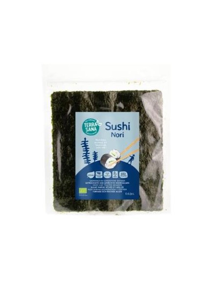 Sushi Nori 8 Laminas 15Gr. de Terrasana