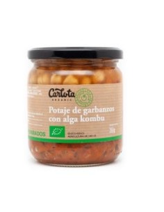 Potaje De Garbanzos Con Alga Kombu 350Gr. Eco Sg de Carlota Organic