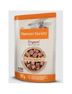 Natures Variety Feline Adult Pate Pollo 12X70Gr. de Nature S Variety Vet