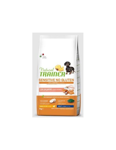 Natural Trainer Canine Adult Small Salmon S/Gluten 7Kg. de Affinity Vet