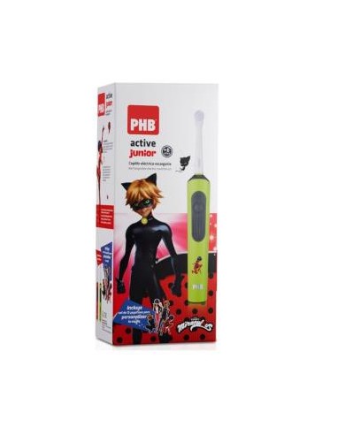 Phb Cepillo Elec Junior Ladybug +6 Anos Verde de Phb