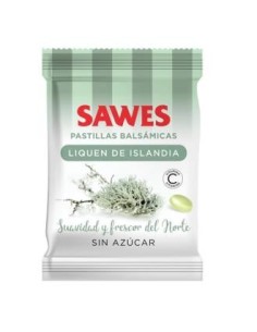Pastillas Balsam S/Azucar Liquen Islanan Vit C 50G de Sawes