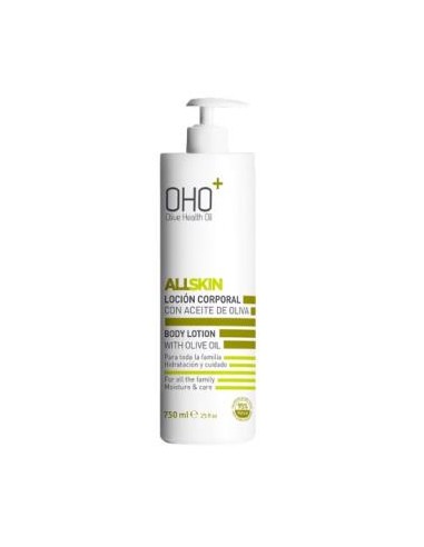 Oho Locion Allskin Corporal Aceite De Oliva +750Ml de Oho