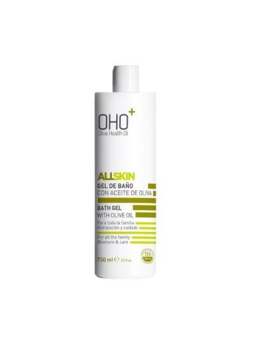 Oho Gel Baño Allskin Aceite De Oliva 750Ml de Oho