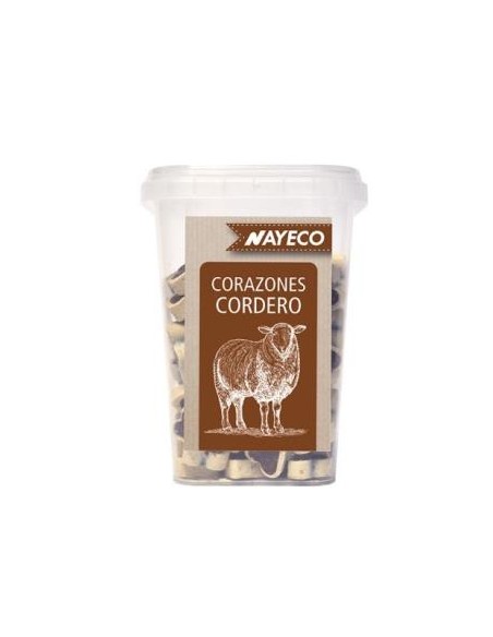 Snack Semihumedo Corazones Digest Cordero 200Gr de Nayeco Vet