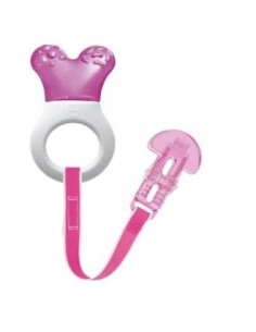 Mordedor Mini Cooler &Amp  Clip Rosa de Mam