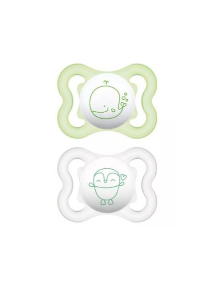 Chupete Air Sili Fisio 0-6M 2Un Neutro de Mam