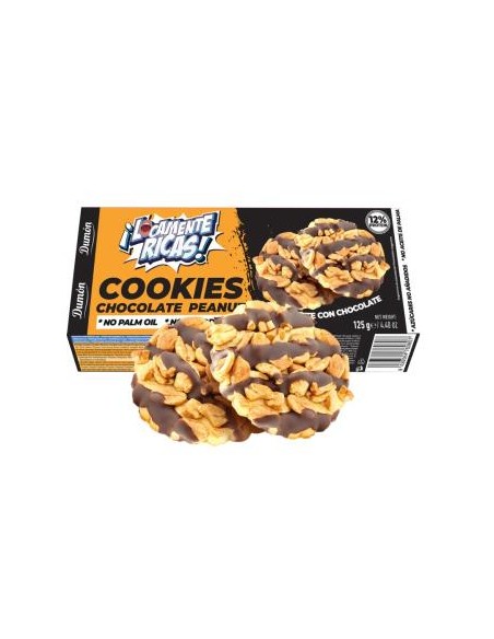 Cookies Cacahuete Con Chocolate 128Gr. S/A de Dumon