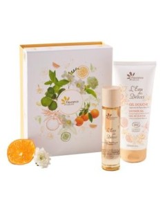 Cofre Citrico Y Flores Blancas Perfume+Gel Ducha de Fleurance Nature