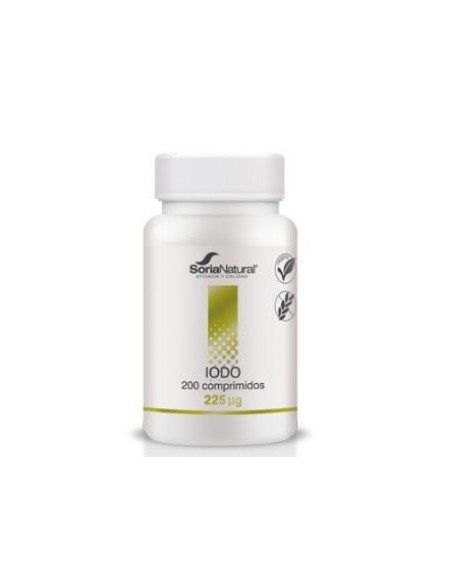 Iodo Liberacion Sostenida 200Comp. de Soria Natural