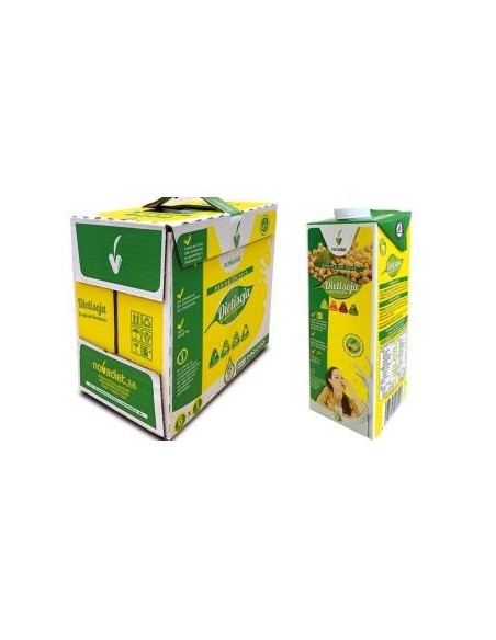 Bebida Vegetal De Soja Dietisoja 1Lt 6Uds. de Novadiet
