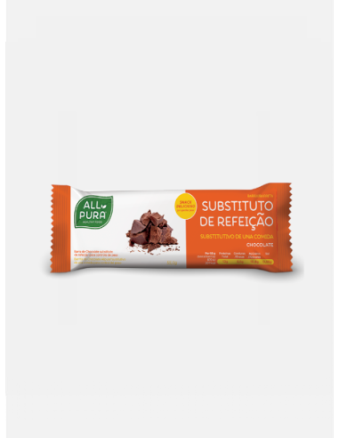 Barrita Sustitutiva de Comida Chocolate 55g de All Pure