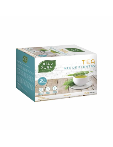 Té Mezcla Plantas All Pura 20 Bolsitas  Natural y Saludable