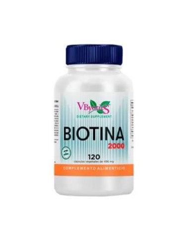 Biotina 2000Mcg 120Vcaps. de Vbyotics