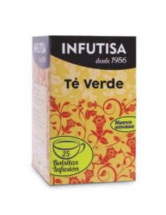 Té Verde Infusión Infutisa 25 Bolsitas  Frescura Natural