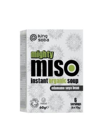 Sopa Miso Bio King Soba con Edamame y Semillas Instantánea
