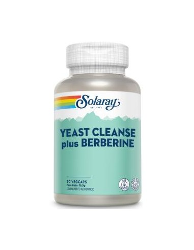 Yeast Cleanse & Berberine - 90 Vegcaps de Solaray