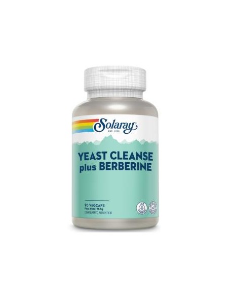 Yeast Cleanse & Berberine - 90 Vegcaps de Solaray