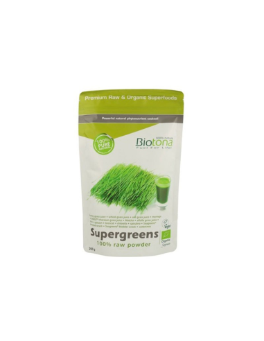 Supergreens Raw Powder 200gr Bio - Biotona
