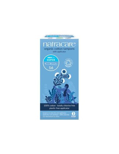 Tampón con aplicador super, 16ud de Natracare