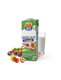 Bebida Vegetal Avellanas Bio Isola Bio 1L Natural y Saludable