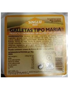 Galleta María Mini Singlu Maíz 35g - Pack 63 unidades