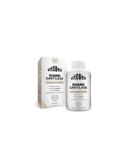 Cartílago de Tiburón 60 Caps Vit.O.Best  Salud Articular
