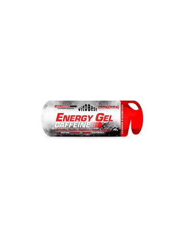 Gel Energy Caffeine 12x40g Frutos Rojos y Guaraná Vit.O.Best