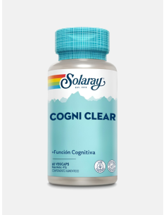 Cogni Clear - 60 cápsulas - Solaray