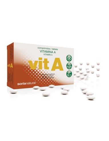 Retard Vitamina A 48 Comprimidos de Soria Natural