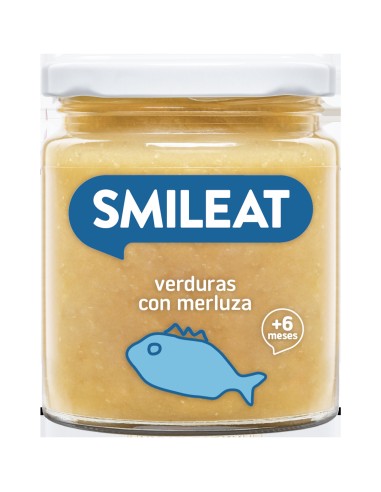 Tarrito De Verduras Con Merluza, 230 G de Smileat