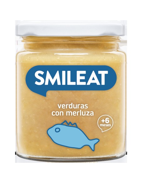 Tarrito De Verduras Con Merluza, 230 G de Smileat