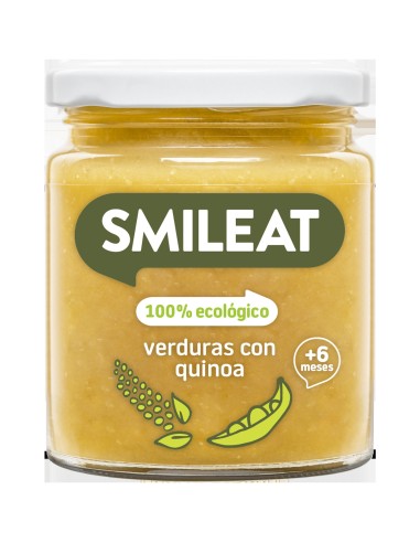 Tarrito De Verduras Con Quinoa Bio, 230 G de Smileat