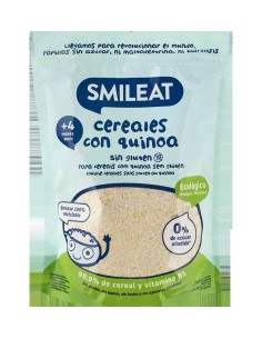 Papilla De Cereales Con Quinoa Sin Gluten Bio, 200 G de Smileat