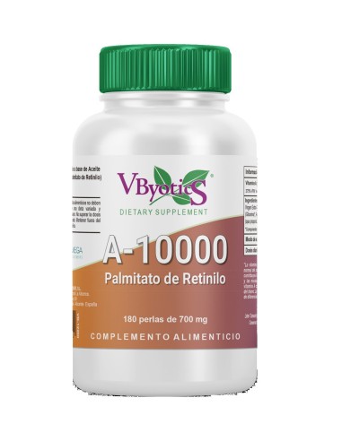 Vitamina A 10000 180 Perlas de Vbyotics