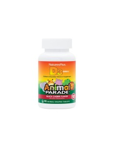 Animal Parade Vit. D3 500 UI Natures Plus  Salud Ósea Vital