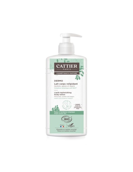 Dermo Leche Corporal Relipidizante Bio Vegan 500ml Cattier