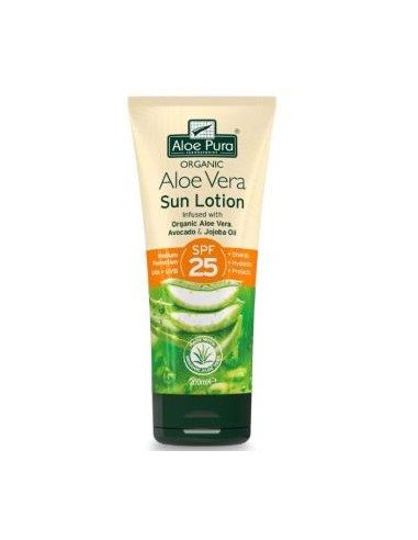 Protector Solar Factor 25 Aloe Pura 200 Ml de Madal Bal
