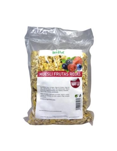 Muesli Frutas Rojas 800Gr de Herdibel
