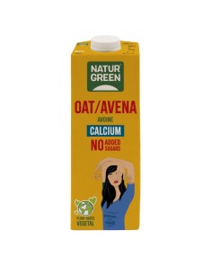 Bebida de Avena sin azucares añadidos Calcio  de Naturgreen**