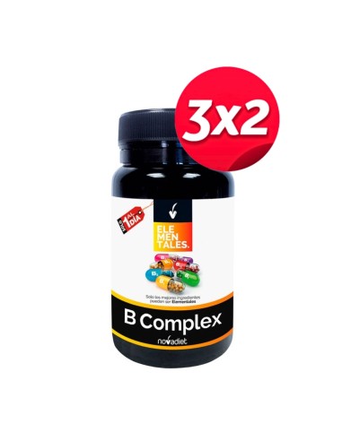 Pack 3x2 B Complex 60 cápsulas vegetales Novadiet oferta