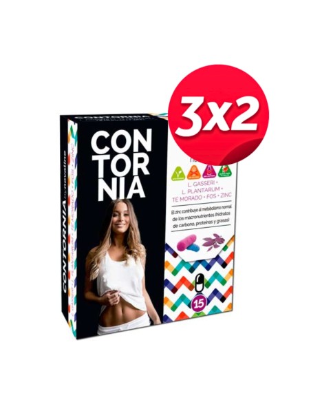 Pack 3x2 Contornia Novadiet 15 cápsulas vegetales oferta