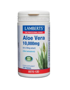 Aloe Vera 10.000 mg (Aloe barbadensis) 120 Tabs de Lamberts